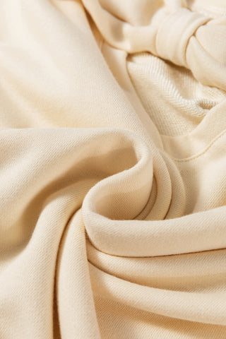 Bow Back Sweatshirt - Apricot