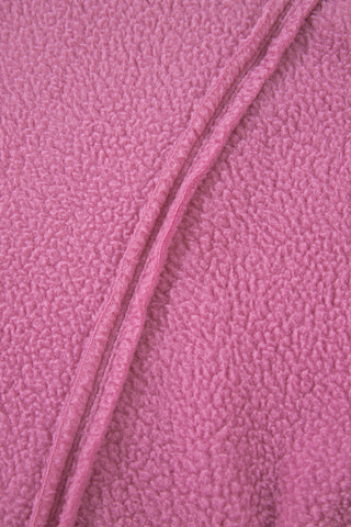 Fleece Sherpa Crew Neck - Pink