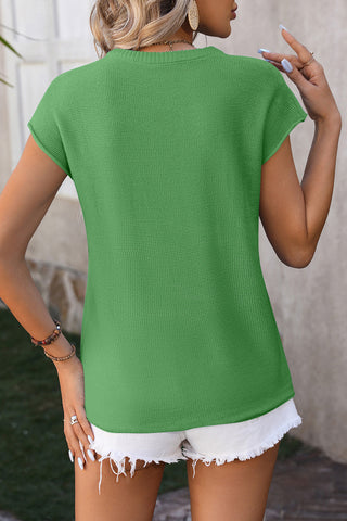 Center Seam Sweater - Green