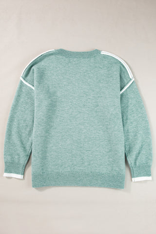 Side Seam Soft Sweater - Moonlit Jade