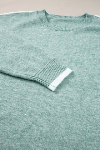 Side Seam Soft Sweater - Moonlit Jade