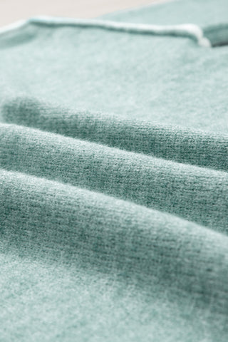 Side Seam Soft Sweater - Moonlit Jade