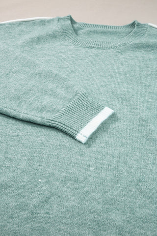 Side Seam Soft Sweater - Moonlit Jade