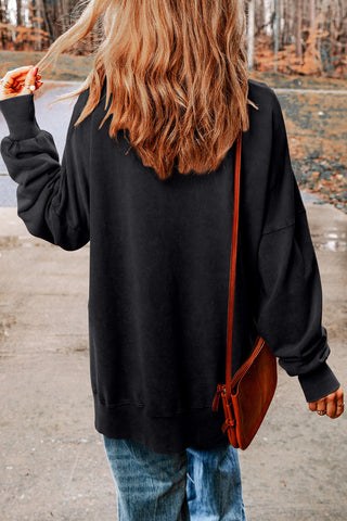 Sequined Football sweatshirt