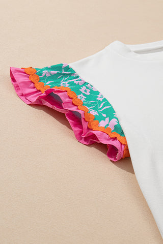 Summer Frills Top - White