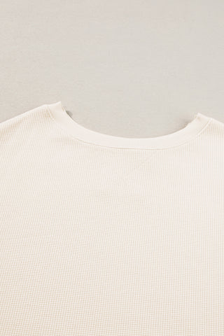Fall Embrace Flowy Top - Off White