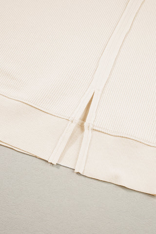 Fall Embrace Flowy Top - Off White