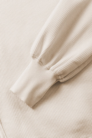Fall Embrace Flowy Top - Off White