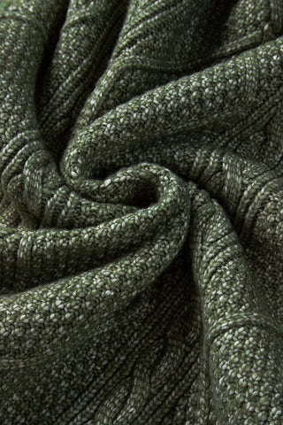 Fall Sweater Dress - Green