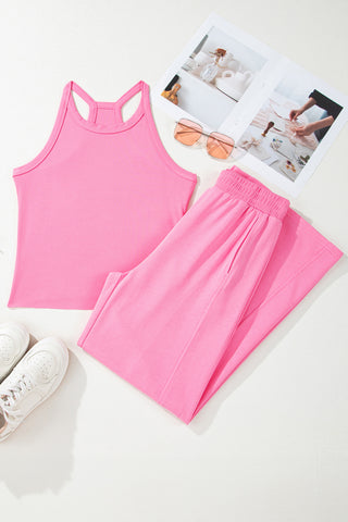 Racerback Two Piece Set - Pink