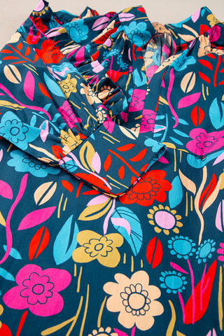Night Garden Shift Dress