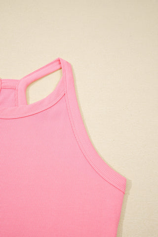 Racerback Two Piece Skort Set - Pink