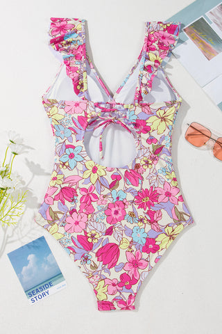 Tropical Blooms Tummy Control Swimsuit