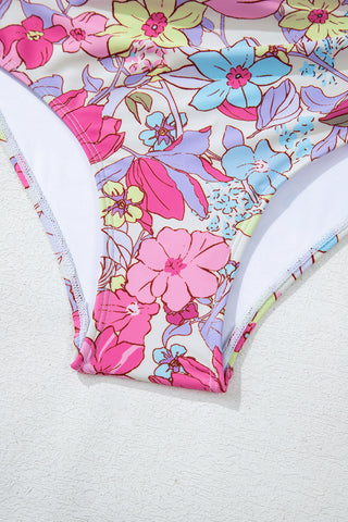 Tropical Blooms Tummy Control Swimsuit