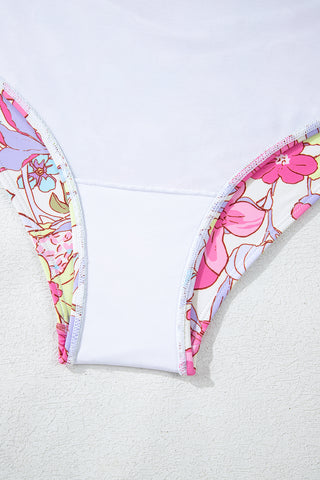 Tropical Blooms Tummy Control Swimsuit