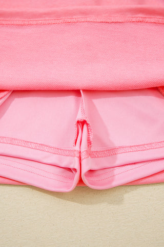 Racerback Two Piece Skort Set - Pink