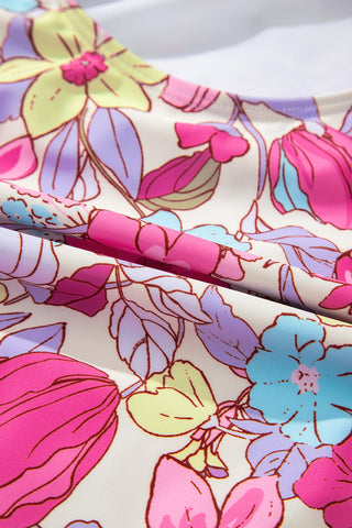 Tropical Blooms Tummy Control Swimsuit