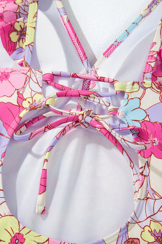 Tropical Blooms Tummy Control Swimsuit