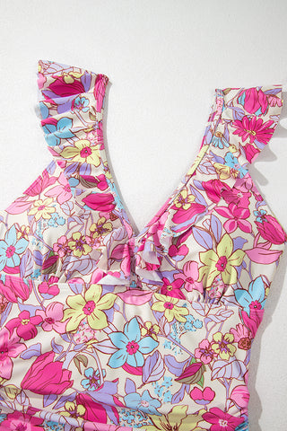 Tropical Blooms Tummy Control Swimsuit