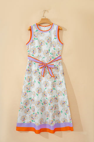Watercolor Daisy Summer Dress