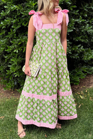 Pink and Green Sundress