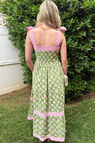 Pink and Green Sundress