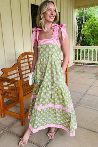 Pink and Green Sundress