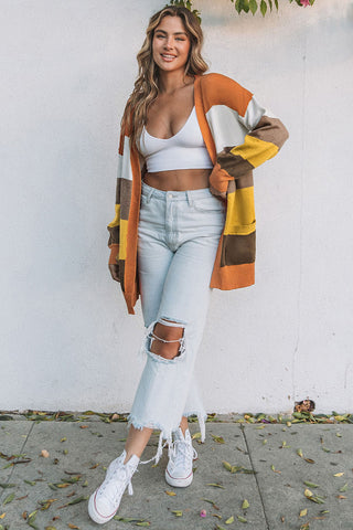 Super Soft Striped Cardigan