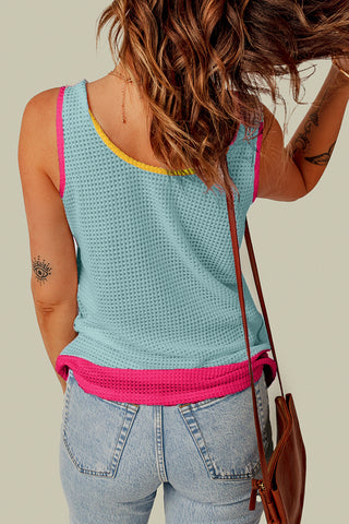 Bold and Bright Tank with Pocket - Mint