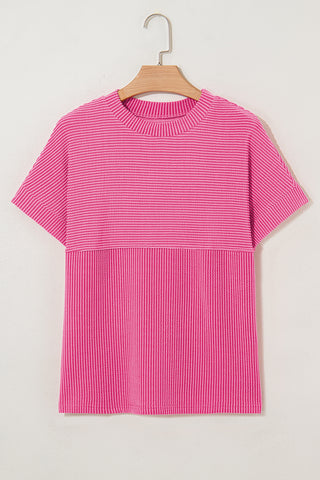 Hot Pink Textured Top