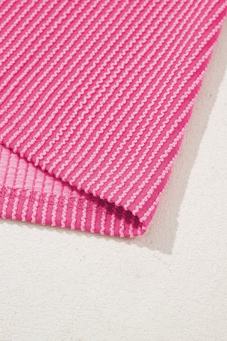 Hot Pink Textured Top