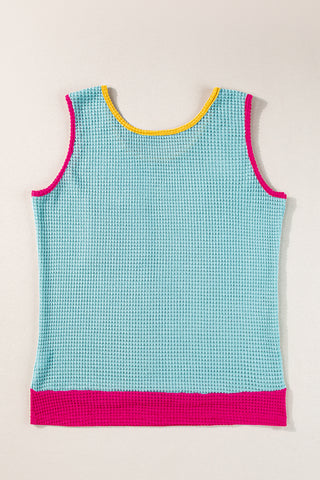 Bold and Bright Tank with Pocket - Mint