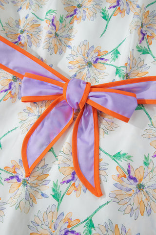 Watercolor Daisy Summer Dress