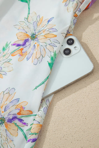 Watercolor Daisy Summer Dress