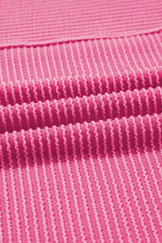 Hot Pink Textured Top