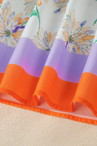 Watercolor Daisy Summer Dress