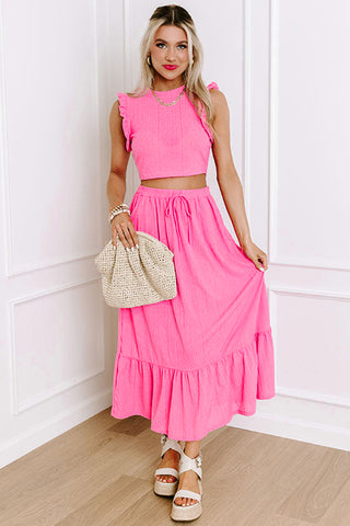 Skirt and Top Set - Pink