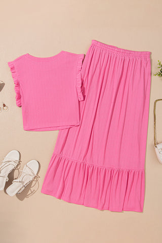 Skirt and Top Set - Pink