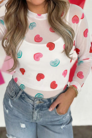 Candy Hearts Top