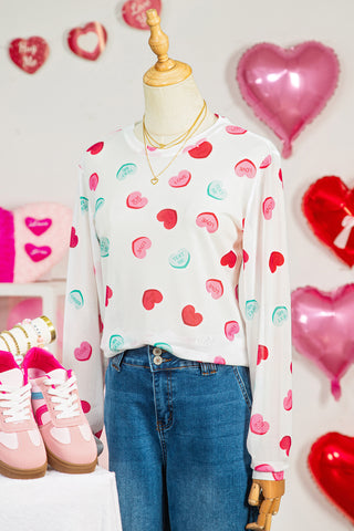 Candy Hearts Top