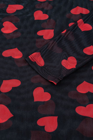 Hearts Top - Black