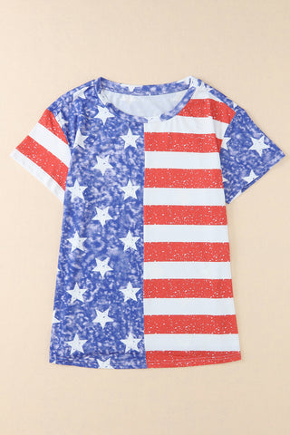 American Flag Top - Distressed