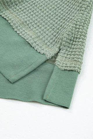 Flowy Waffle Weave Tank - Sage