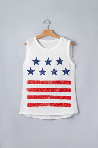 Stars and Stripes Sleeveless Top