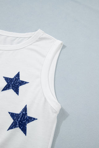 Stars and Stripes Sleeveless Top