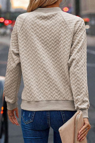 Herringbone Pattern Textured Top