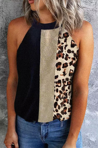 Leopard Sleeveless Top