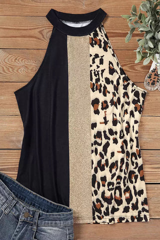 Leopard Sleeveless Top