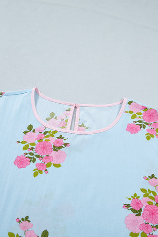Soft Pastel Bluebell Top