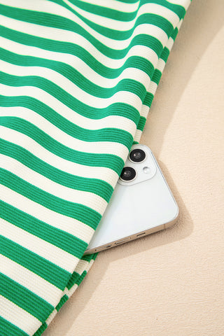 Striped Green Dress